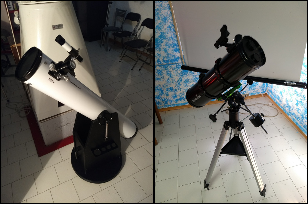 Due nuovi telescopi portatili acquisiti dal Gruppo Astrofili Polesani